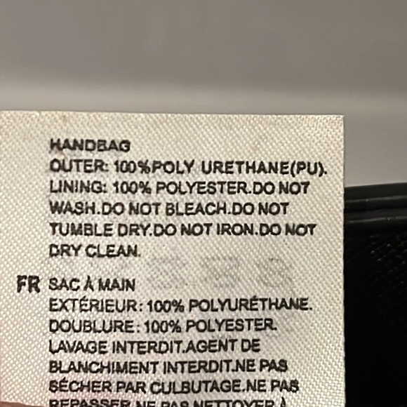 ALDO Medium Black Tote Bag Front Pocket, gold trim,back pocket, gold zipper​ - Picture 8 of 8